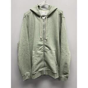 Nike Dri-Fit Zip-Up Hoodie in Light Green